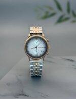 Emporio Armani AR1721 Gianni Two Tone Grey Dial Men’s Watch