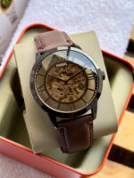 Fossil Brown Leather Automatic