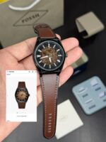 FOSSIL BROWN LEATHER AUTOMATIC - Image 2