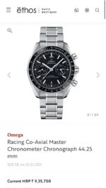 OMEGA SPEED MASTER 7AA PREMIUM CHRONOMETER CHRONOGRAPH - Image 3
