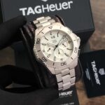 TAG Heuer Aquaracer Professional 200 Date Chronograph’s White Dial Mens Watch - Image 4