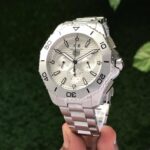 TAG Heuer Aquaracer Professional 200 Date Chronograph’s White Dial Mens Watch