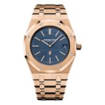 Audemars Piguet Royal Oak Offshore Rosegold Blue Dial Automatic Back Open Premium Men’s Watch - Image 2
