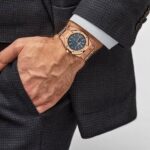 Audemars Piguet Royal Oak Offshore Rosegold Blue Dial Automatic Back Open Premium Men’s Watch - Image 5