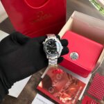 Omega Seamaster Planet Ocean GMT Automatic Stainless Steel Mens Watch - Image 5